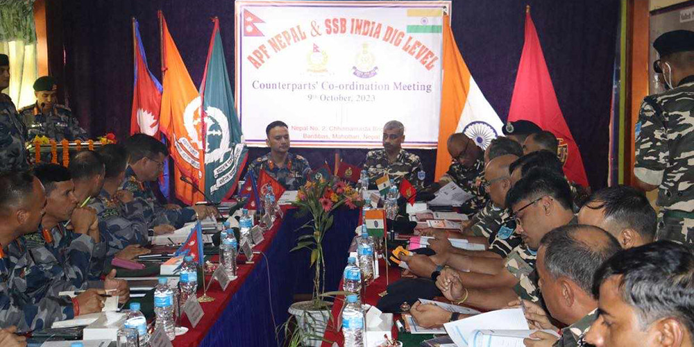 बाहिनी स्तरीय सीमा समन्वय बैठक सम्पन्न